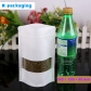 5 pcs Matt Finished Creamy White Kraft Candy Paper Bag Kraft Gift Paper Bag with Window